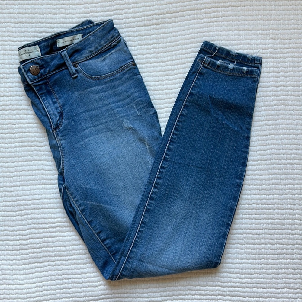 Jessica Simpson Kiss Me Ankle Skinny Jeans Size 29 Stretchy